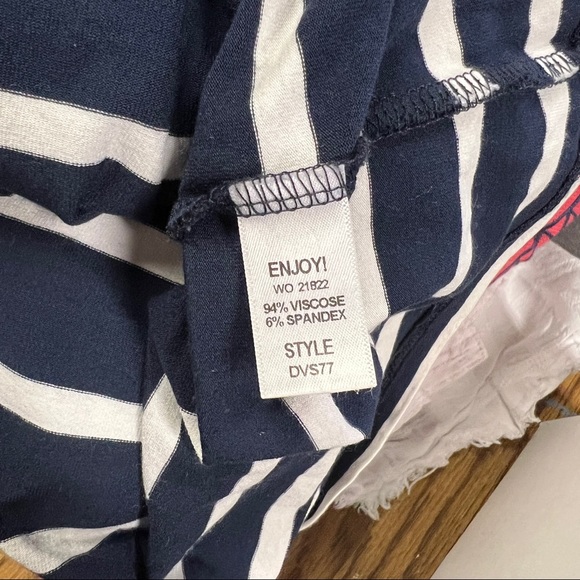 Michael Stars M navy striped dress - Picture 6 of 6